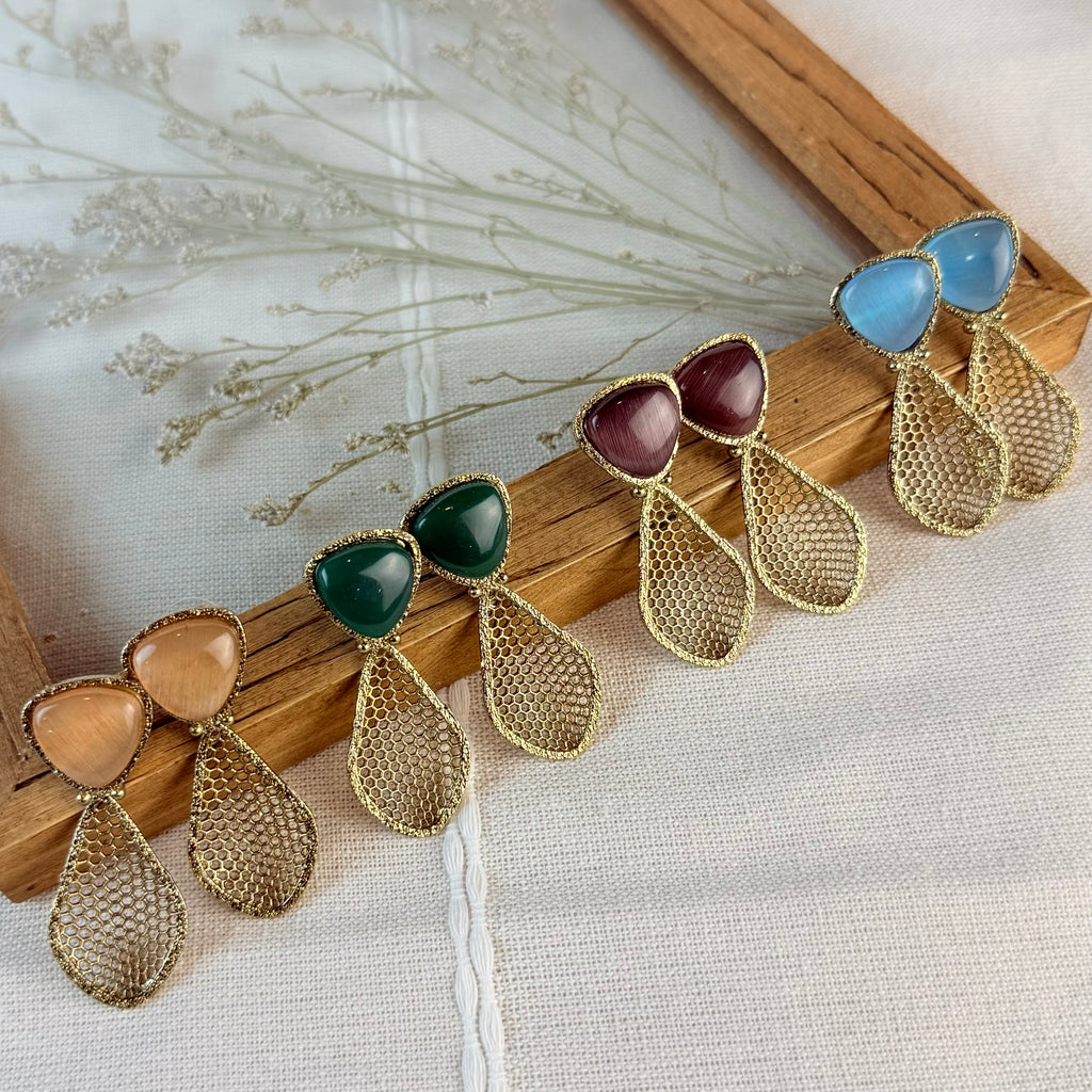 Fusion Honeycomb Earrings