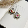 Paachi Kundan Dual Tone Studs