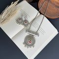 Ashna Silver Lookalike Necklace Set