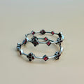Bangle set of 2 - Ruby