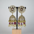 VARJ002-Polki Jhumkas